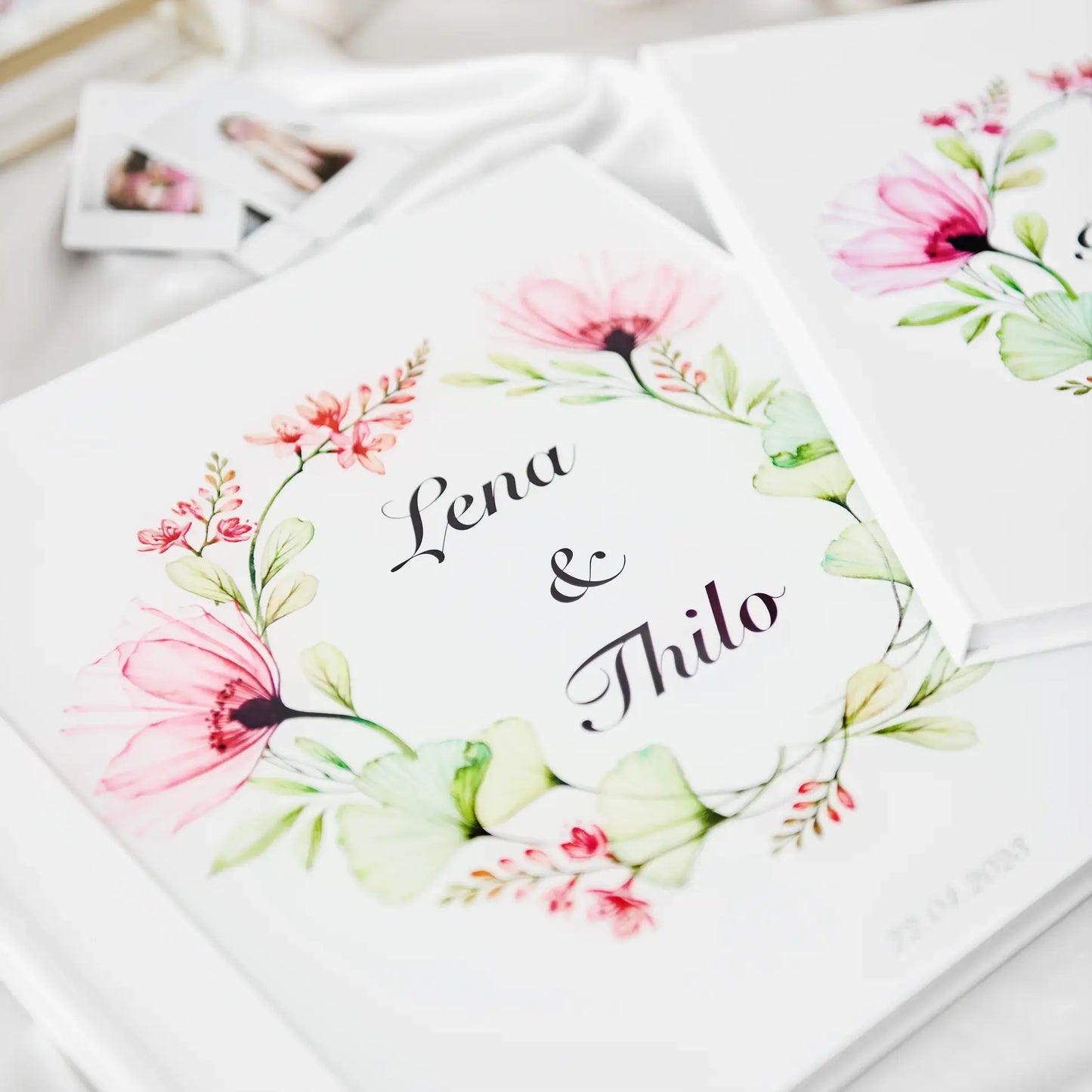 Hochzeit Gästebuch Floral Blossom