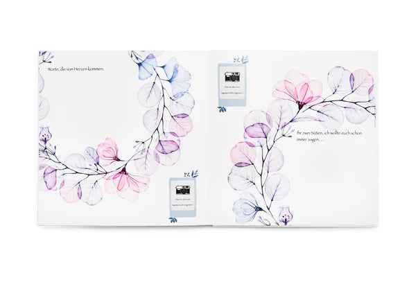 Hochzeit Gästebuch Dreamy Petals